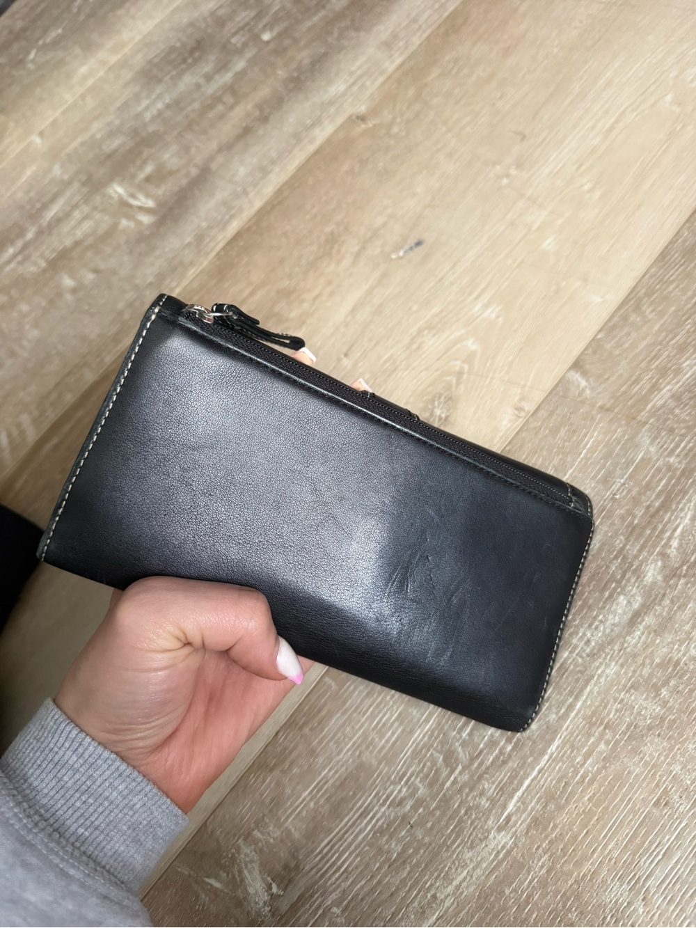 Y2K Coach soho large wallet genuine leather black - Picture 2 of 3